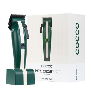 Cocco Hair Professional Veloce Lite Clipper Green/White Stripe