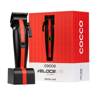Cocco Hair Professional Veloce Lite Clipper Black/Red
