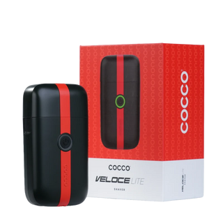 Cocco Hair Professional Veloce Lite Shaver Black/Red Stripe