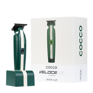 Cocco Hair Professional Veloce Lite Trimmer Green/White Stripe
