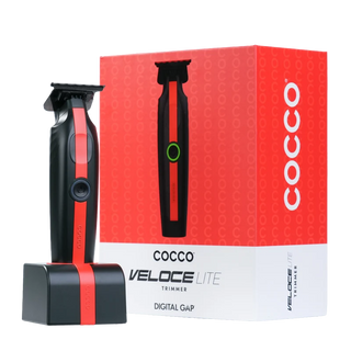 Cocco Hair Professional Veloce Lite Trimmer Black/Red Stripe