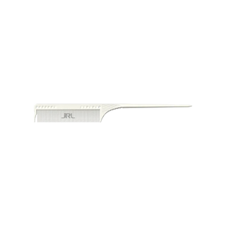 JRL Professional Fine Teeth Tail Comb 8.5" Weiss