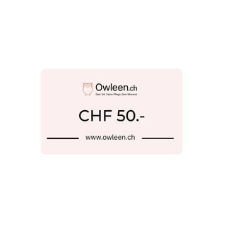 Owleen Geschenkgutschein CHF 50 (digital)