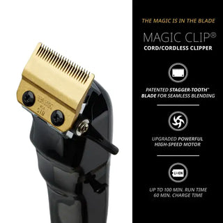 Cordless Magic Clip Haarschneidemaschine Black