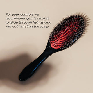 Brosse Denman D81 Style & Shine Smoother, poils mixtes Moyenne