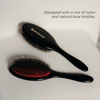 Brosse Denman D81 Style & Shine Smoother, poils mixtes Moyenne