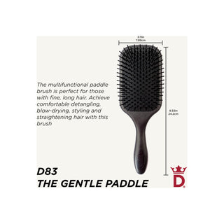 Denman D83 Gentle Paddle, schwarz