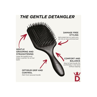 Denman D83 Gentle Paddle, schwarz