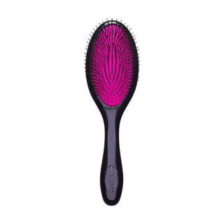 Denman Tangle Tamer Gentle D93M Detangling Brush Black/Pink