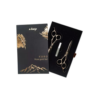 Set de ciseaux e-kwip Kuro or rose 5,5"