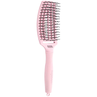 Olivia Garden Fingerbrush Care Iconic Double Bristles Pastel Pink
