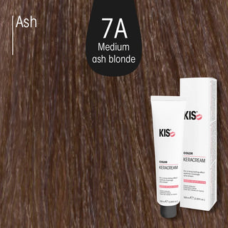 KeraCream Color 7A Mittelblond Asch, 100 ml
