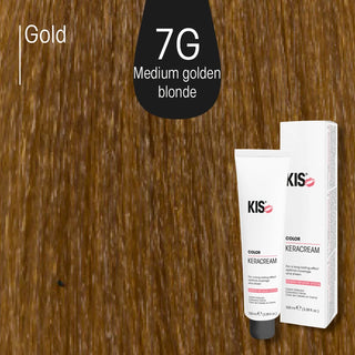 KeraCream Color 7G Mittelblond Gold, 100 ml