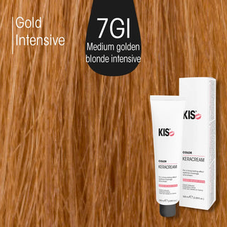 KeraCream Color 7GI Mittelblond Gold Irisé, 100 ml