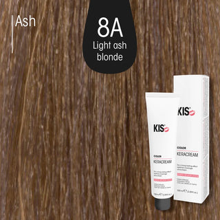 KeraCream Color 8A Hellblond Asch, 100 ml
