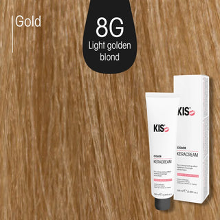 KeraCream Color 8G Hellblond Gold, 100 ml