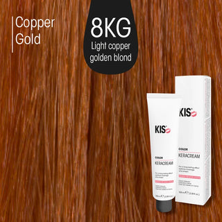 KeraCream Color 8KG Light Copper Golden Blonde, 100 ml