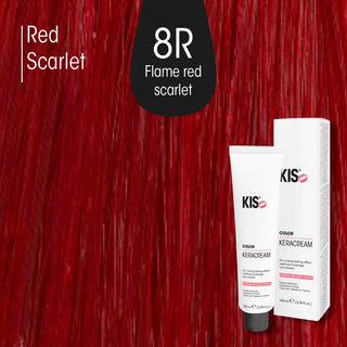KeraCream Color 8R Light Red Blonde, 100 ml