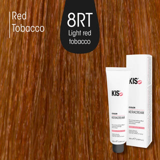 KeraCream Color 8RT Light Red Tobacco Blonde, 100 ml