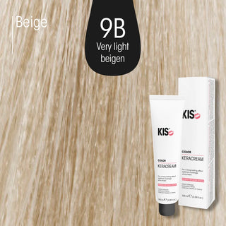 KeraCream Color 9B Very Light Beige Blonde, 100 ml