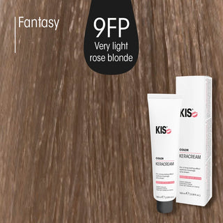 KeraCream Color 9FP Very Light Rose Blonde, 100 ml