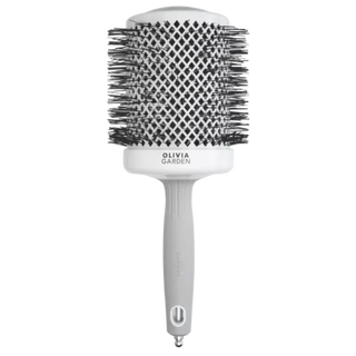 Olivia Garden Expert Blowout Shine White & Grey 80 mm