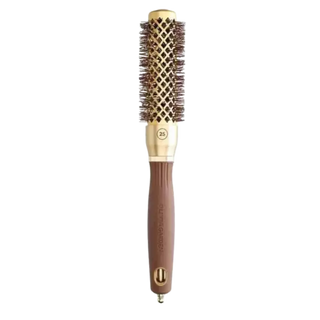 Olivia Garden Expert Blowout Speed Wavy Bristles Gold & Brown 25 mm