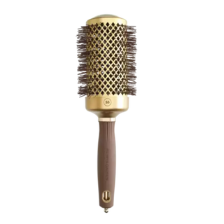 Olivia Garden Expert Blowout Speed Wavy Bristles Gold & Brown 55 mm