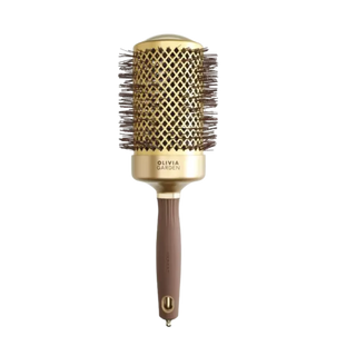 Olivia Garden Expert Blowout Speed Wavy Bristles Gold & Brown 65 mm