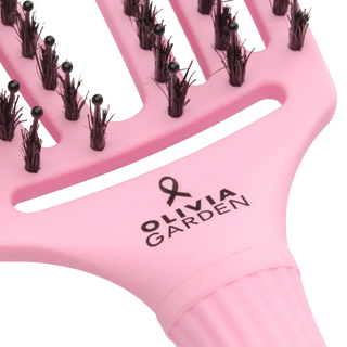 Olivia Garden Fingerbrush Boar & Nylon Think Pink 2026 Paper Blush