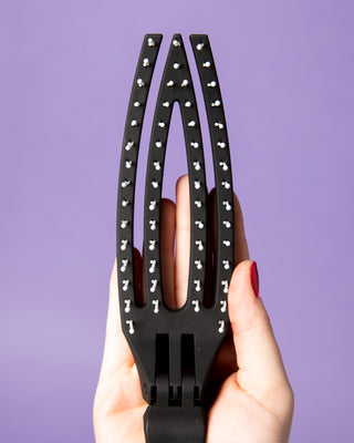Olivia Garden Fingerbrush Care Go Boar & Nylon Black