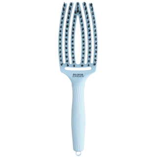 Olivia Garden Fingerbrush Care Iconic Boar & Nylon Pastel Blue Medium