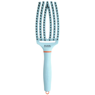 Olivia Garden Fingerbrush Care Iconic Boar & Nylon Bubble Blue Medium