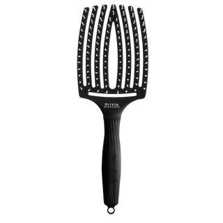 Olivia Garden Fingerbrush Care Iconic Nylon Bristles Black Large
