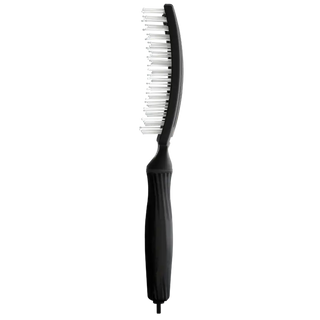 Olivia Garden Fingerbrush Care Iconic Nylon Bristles Black Large